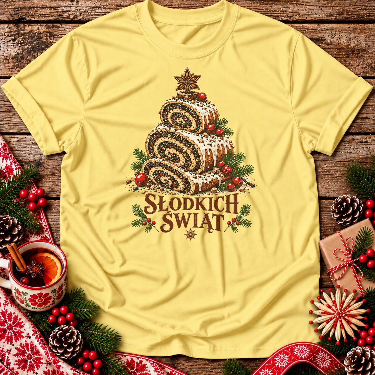 Słodkich Świąt Polish Makowiec Unisex T-Shirt