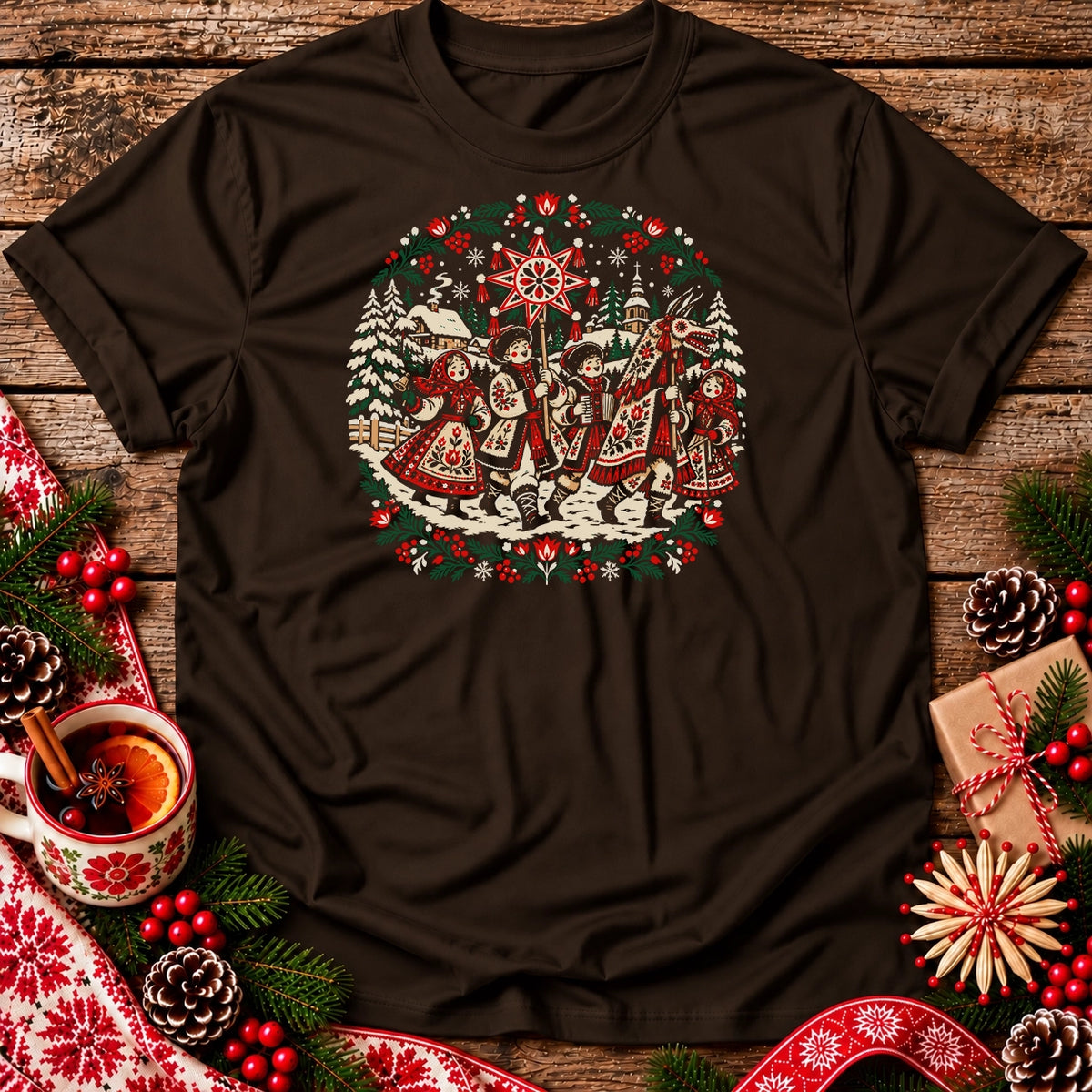 Polish Christmas Carolers with Turoń Unisex T-Shirt