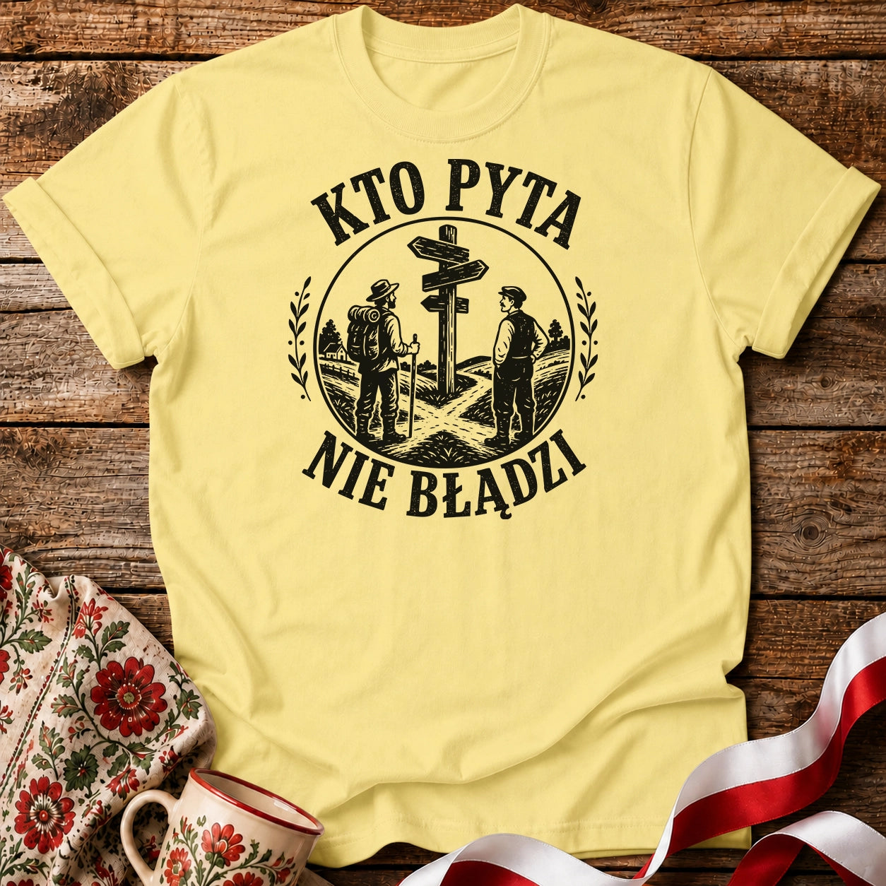 Kto Pyta Nie Błądzi Unisex T-Shirt