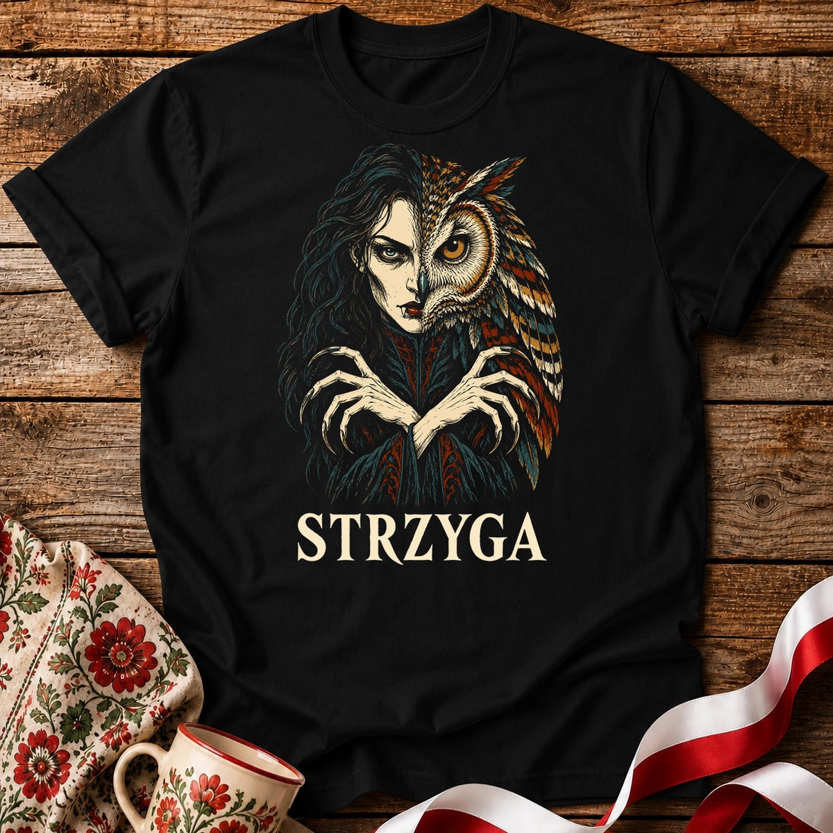 Strzyga Owl Spirit Unisex T-Shirt