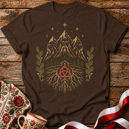Triglav Triquetra Slavic Mythology Unisex T-Shirt