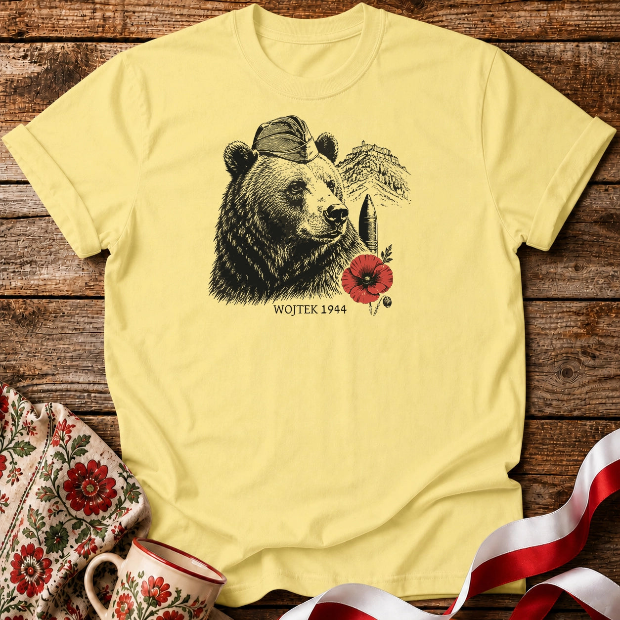 Wojtek 1944 Poppy Unisex T-Shirt