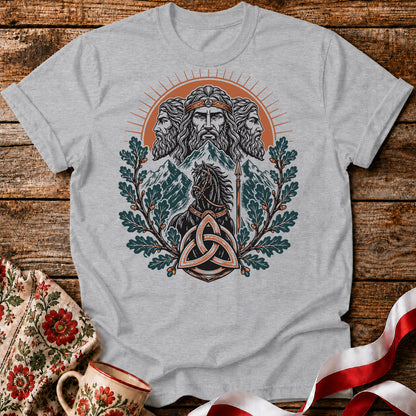 Triglav Triquetra Slavic Mythology Unisex T-Shirt