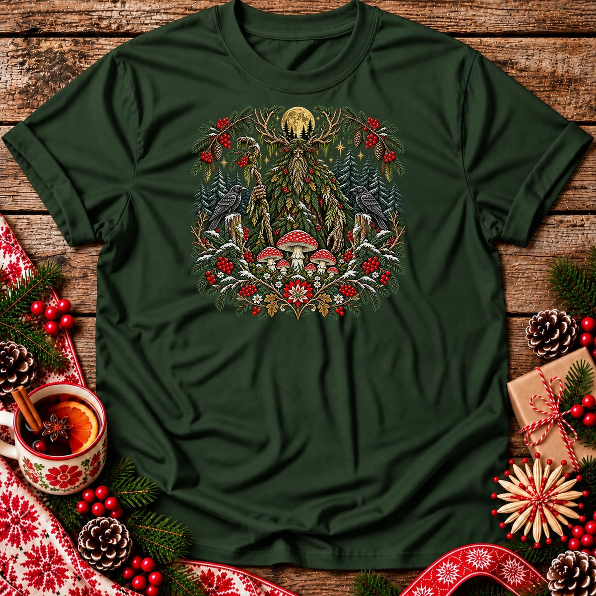 Christmas Leshy Under the Full Moon Unisex T-Shirt