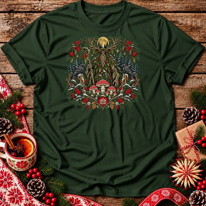 Christmas Leshy Under the Full Moon Unisex T-Shirt