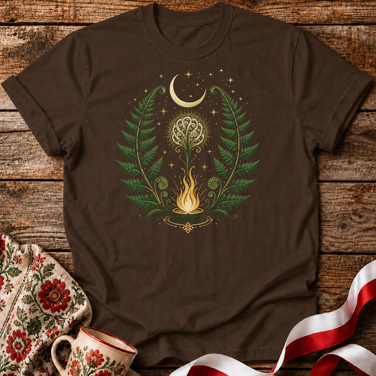 Noc Kupały Fern Unisex T-Shirt