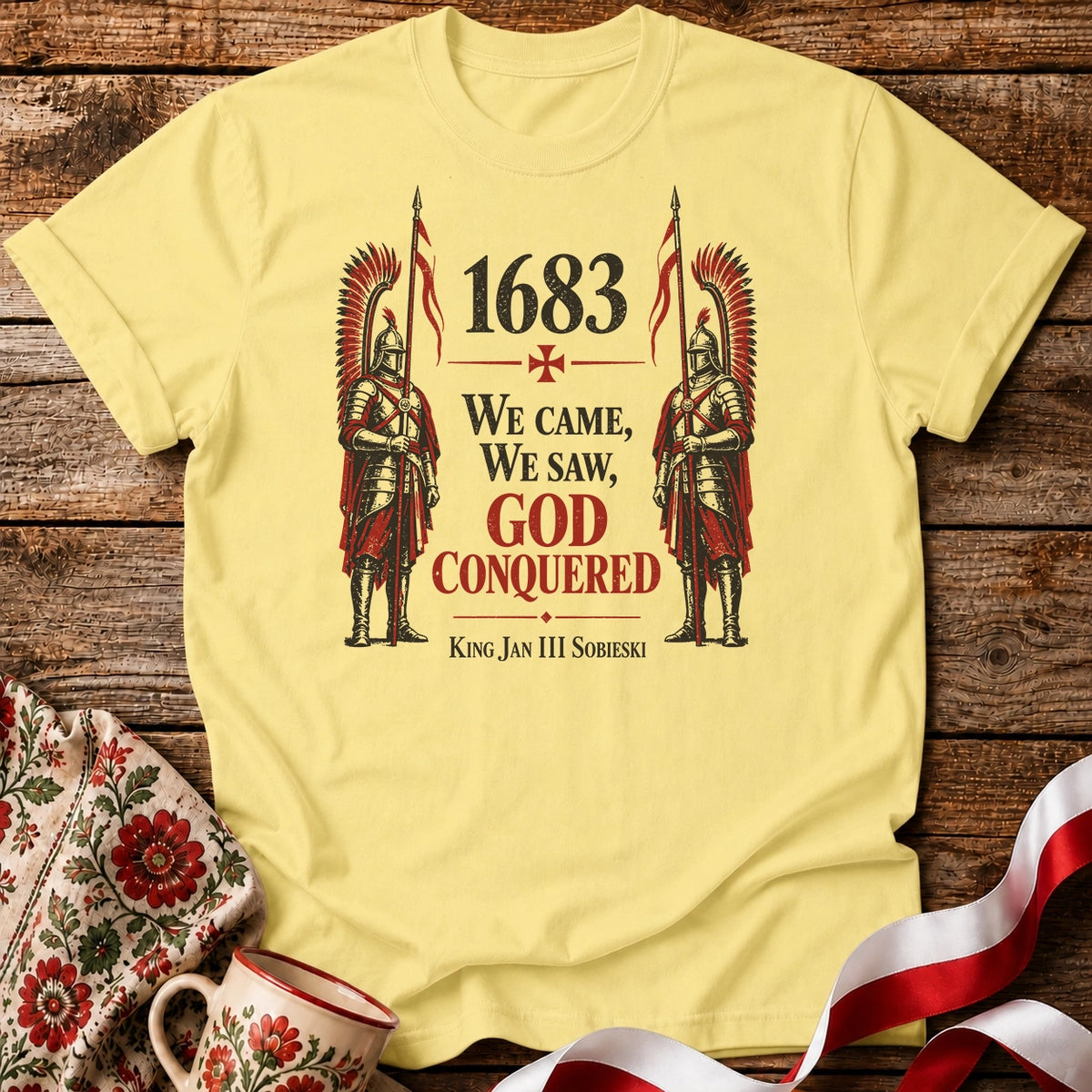 1683 God Conquered Hussars Unisex T-Shirt