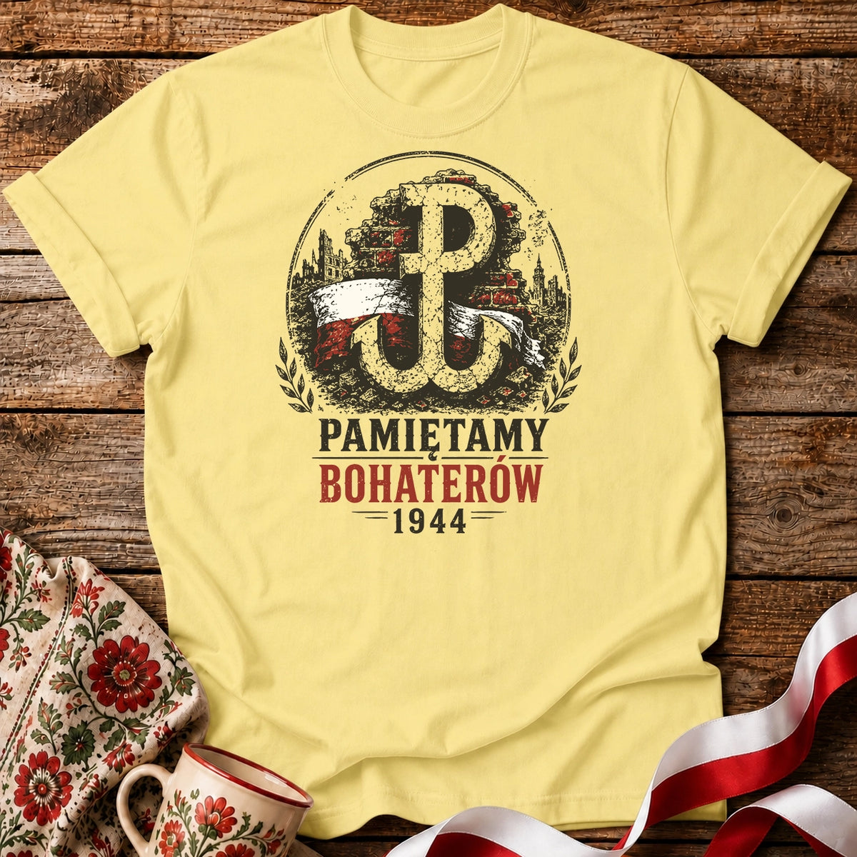 Pamiętamy Bohaterów 1944 Unisex T-Shirt