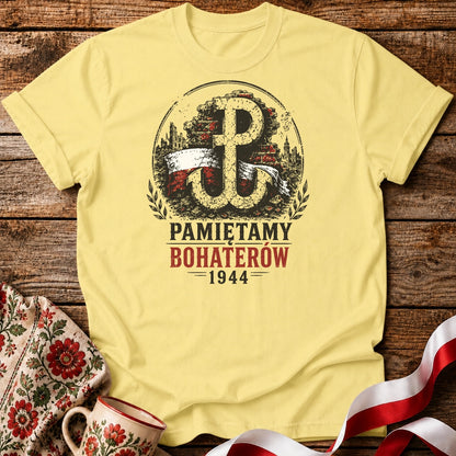 Pamiętamy Bohaterów 1944 Unisex T-Shirt
