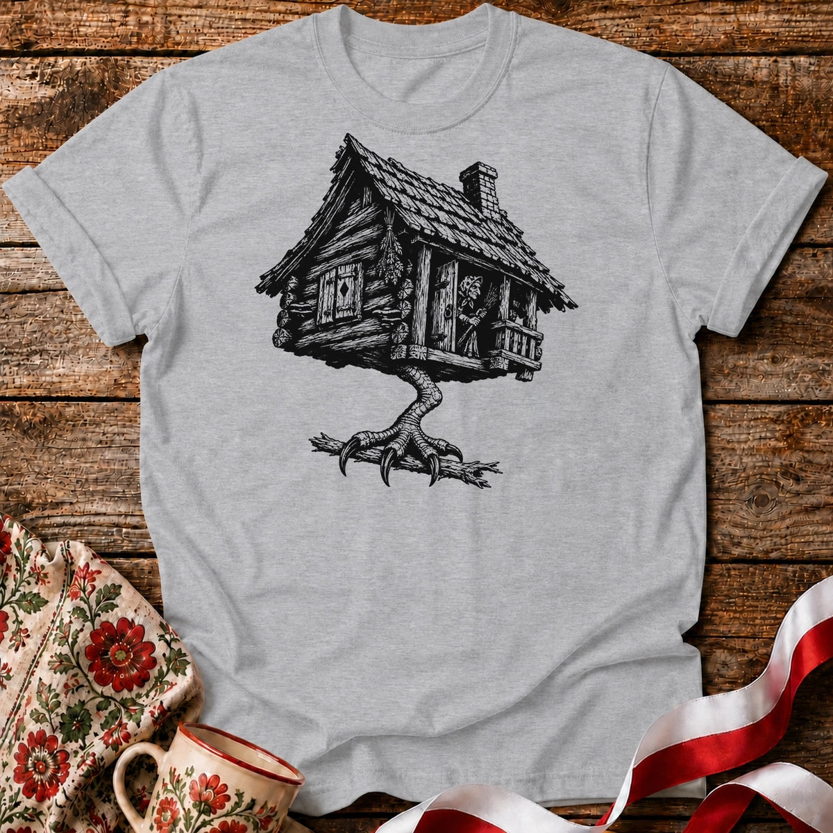 Baba Jaga Walking Hut Unisex T-Shirt