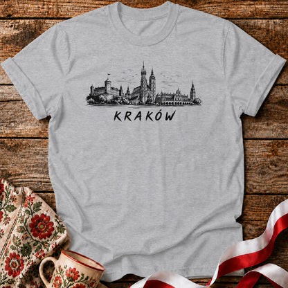 Kraków Skyline Polish City Unisex T-Shirt