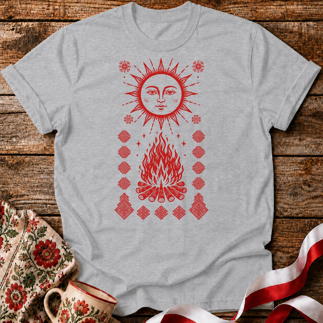 Noc Kupały Sun Unisex T-Shirt