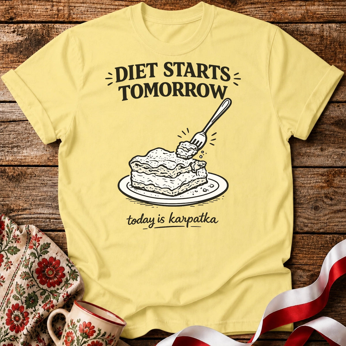 The Diet Starts Tomorrow Unisex T-Shirt