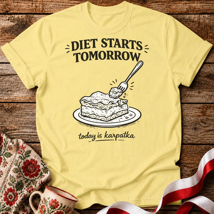 The Diet Starts Tomorrow Unisex T-Shirt