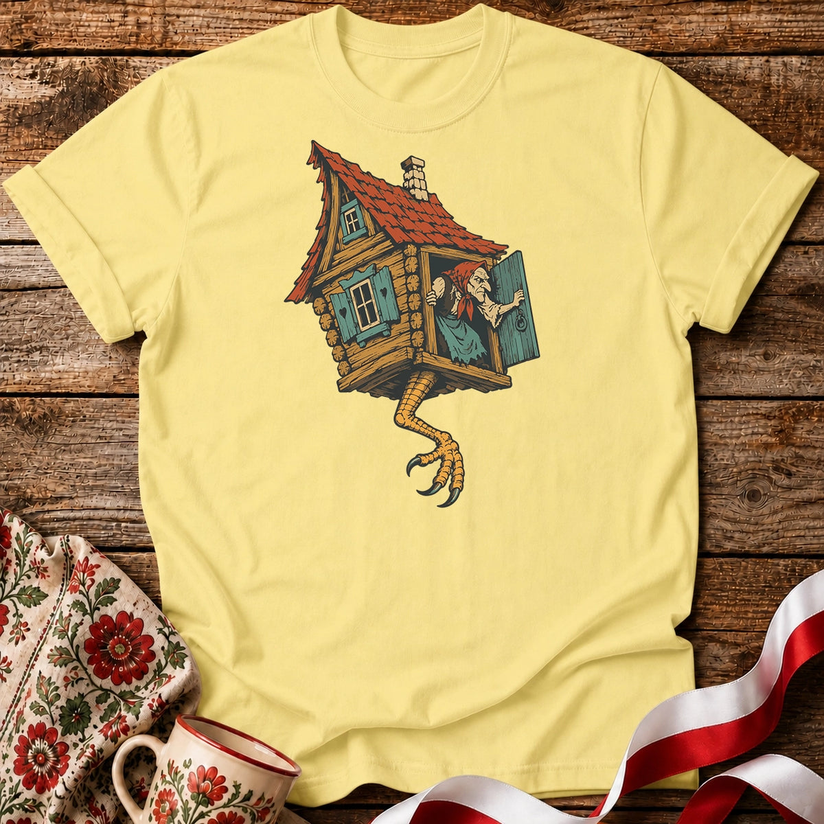 Baba Jaga Chicken Leg Hut Unisex T-Shirt
