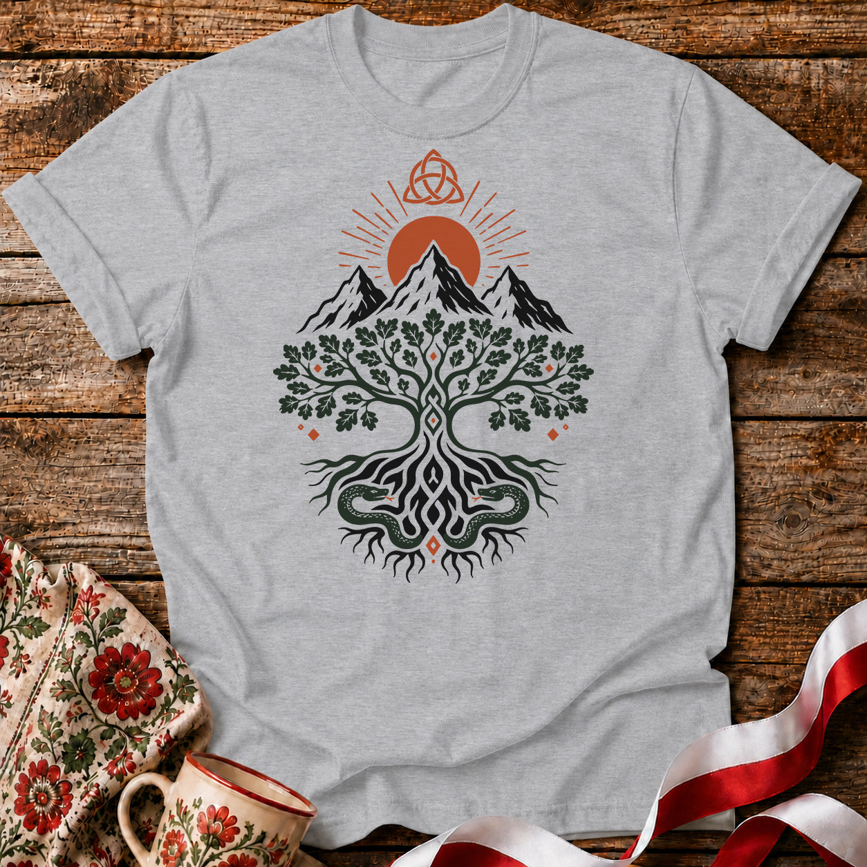 Triglav Slavic Mythology Unisex T-Shirt