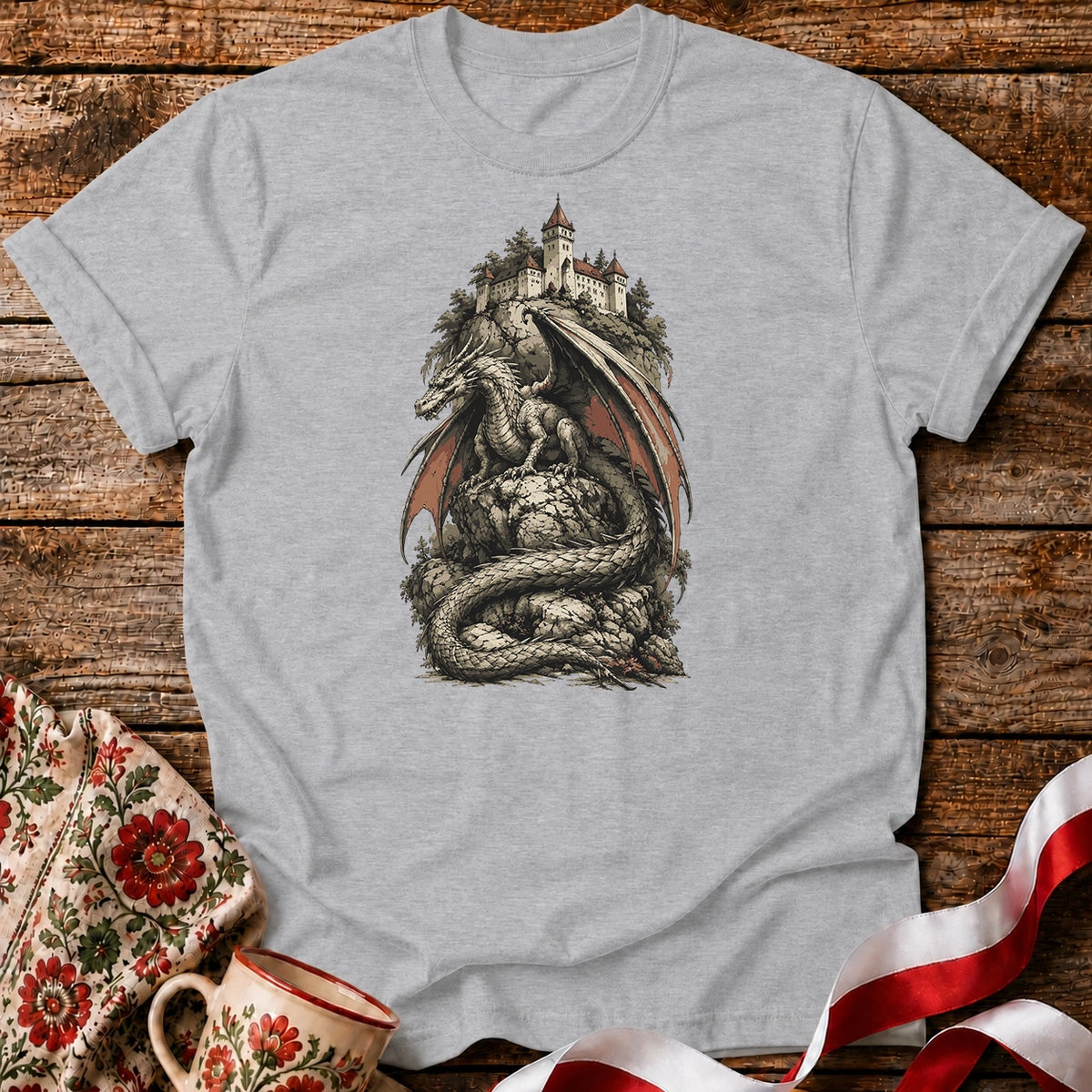 Wawel Dragon Beneath the Castle Unisex T-Shirt