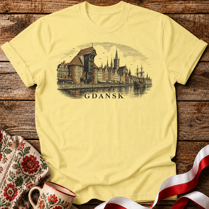 Gdańsk Skyline Polish City Unisex T-Shirt
