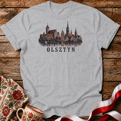 Olsztyn Brick Castle Skyline Polish City Unisex T-Shirt