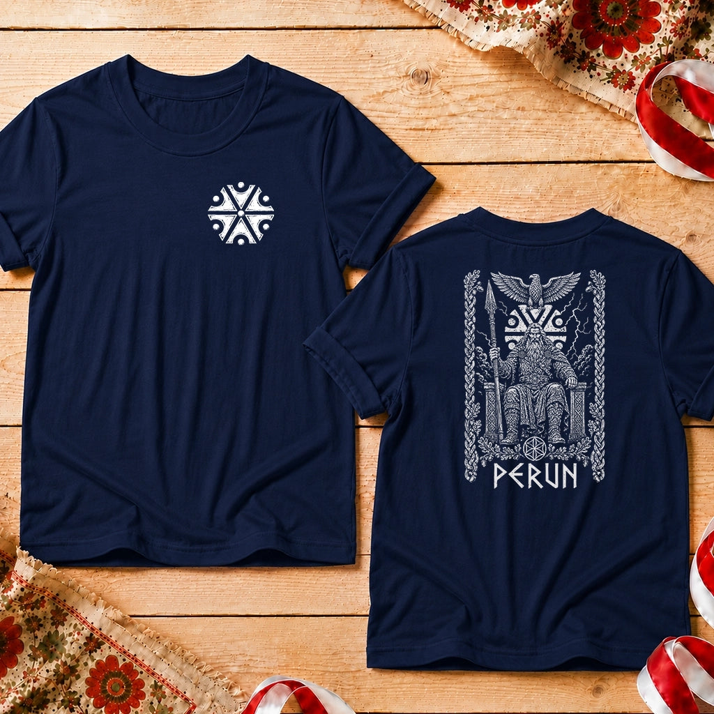 Perun Eagle Front Back Unisex T-Shirt
