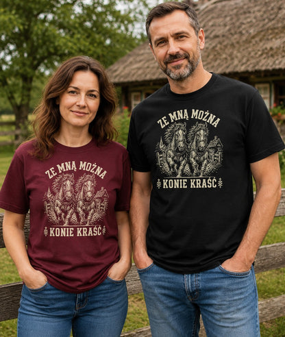 Konie Kraść Unisex T-Shirt