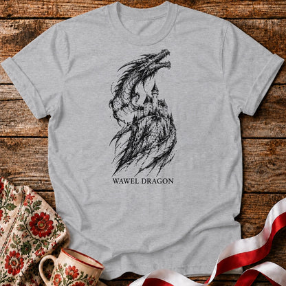 Wawel Dragon Over the Castle Unisex T-Shirt