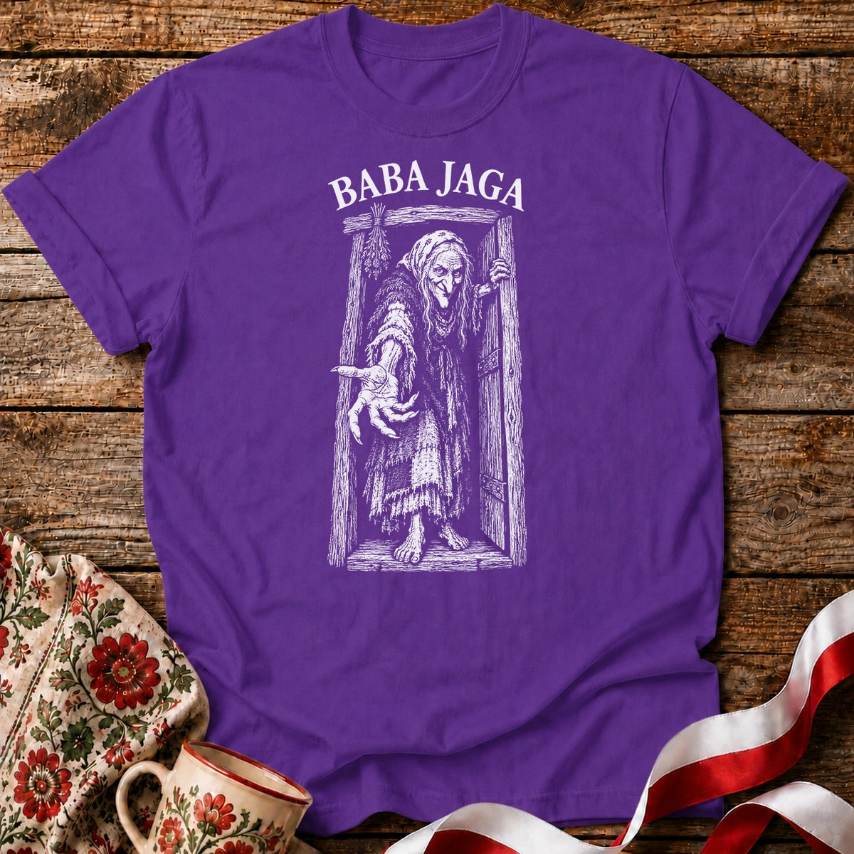 Baba Jaga Doorway Unisex T-Shirt