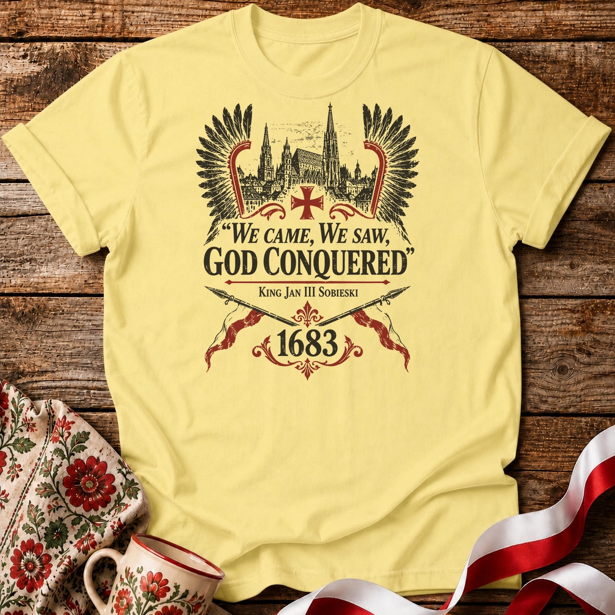 We Came We Saw God Conquered Unisex T-Shirt