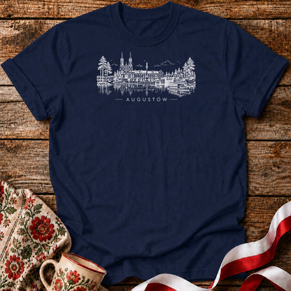 Augustów Minimal Skyline Unisex T-Shirt