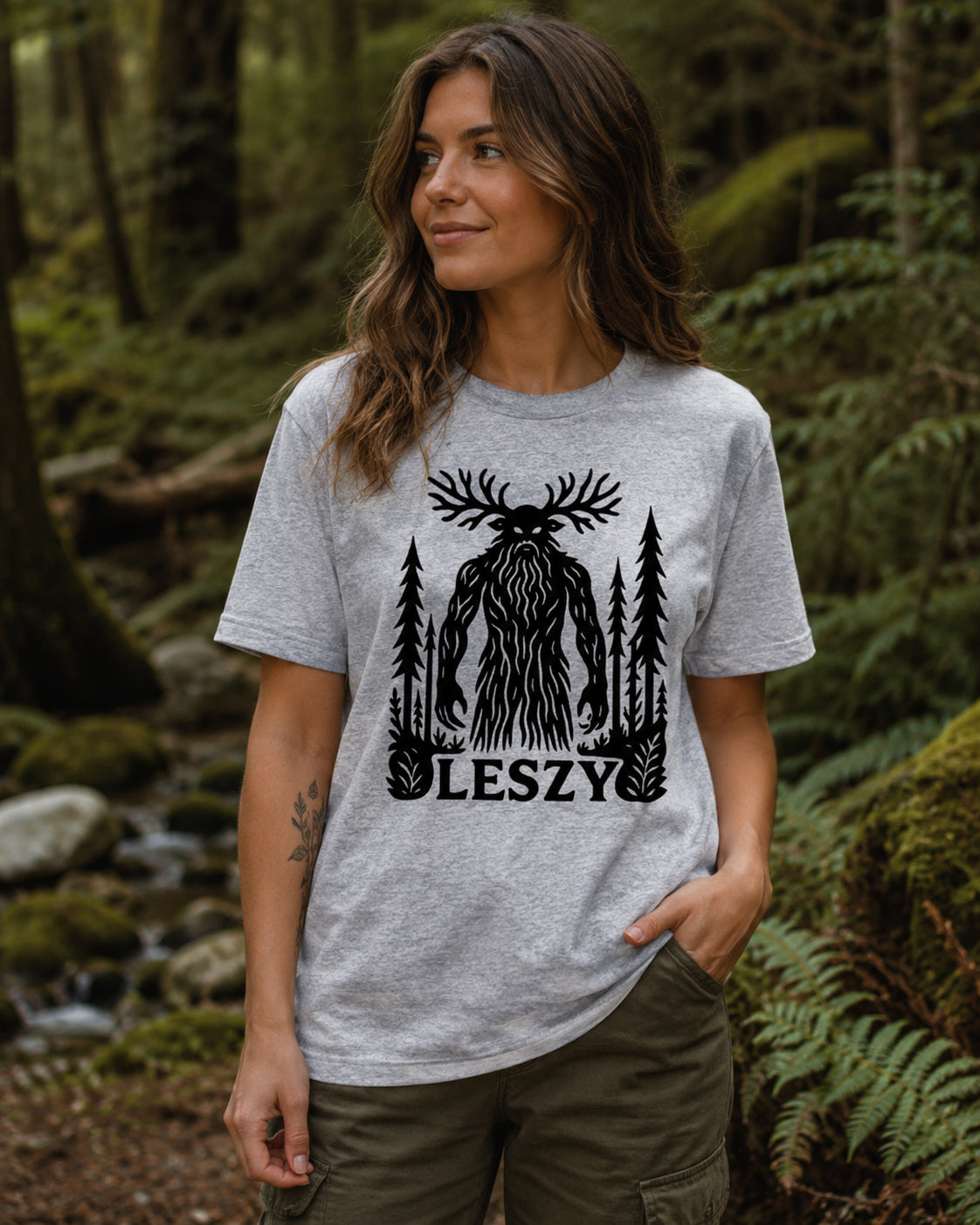 Leszy Slavic Forest Spirit Unisex T-Shirt