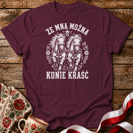 Konie Kraść Unisex T-Shirt