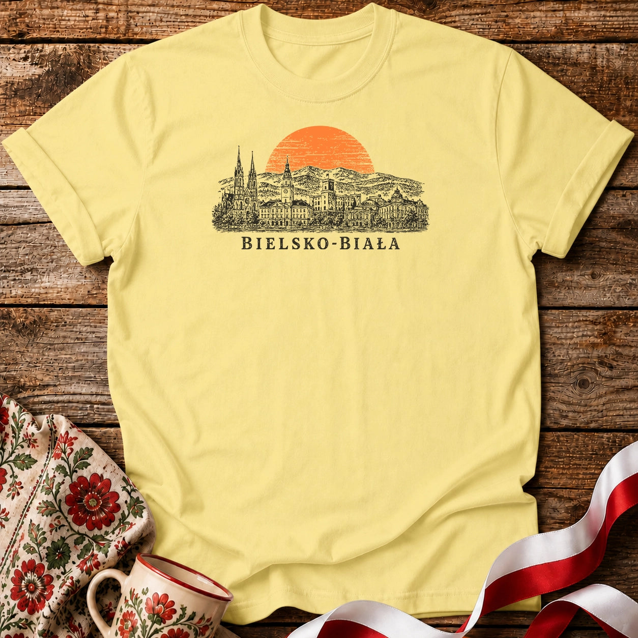 Bielsko-Biała Sunset Unisex T-Shirt
