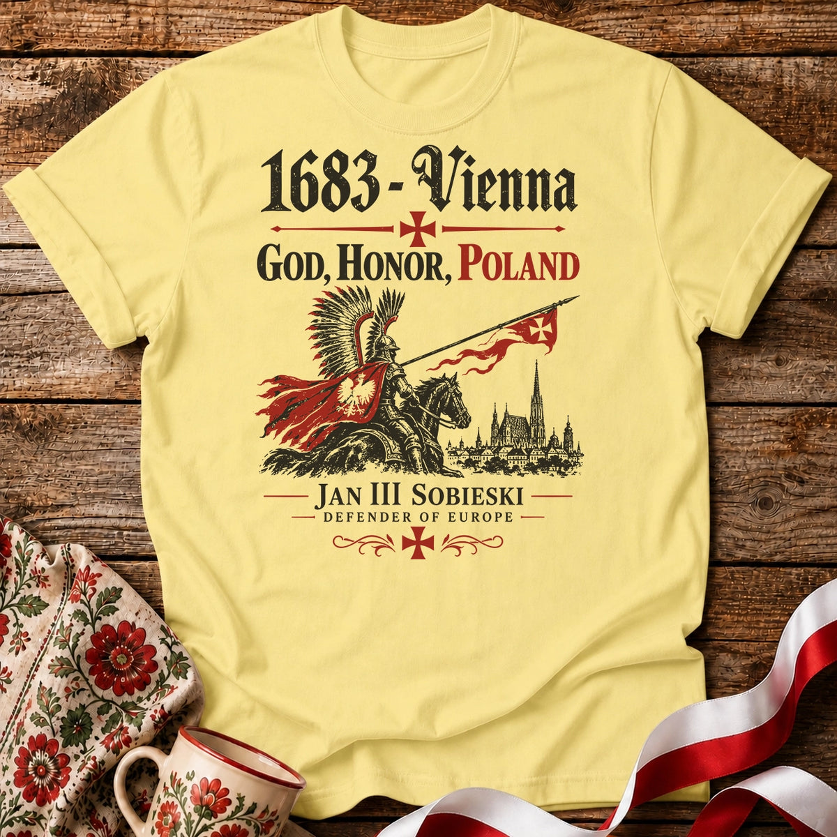 1683 God Honor Poland Unisex T-shirt