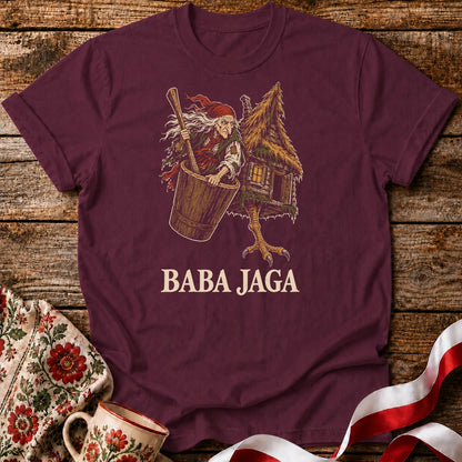Baba Jaga Flying Hut Unisex T-Shirt