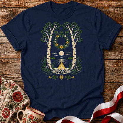 Noc Kupały Bonfire Unisex T-Shirt