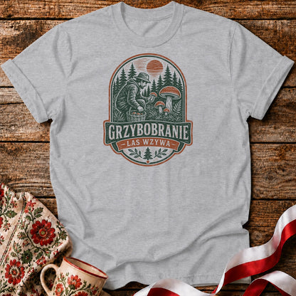 Grzybobranie Las Wzywa Unisex T-Shirt