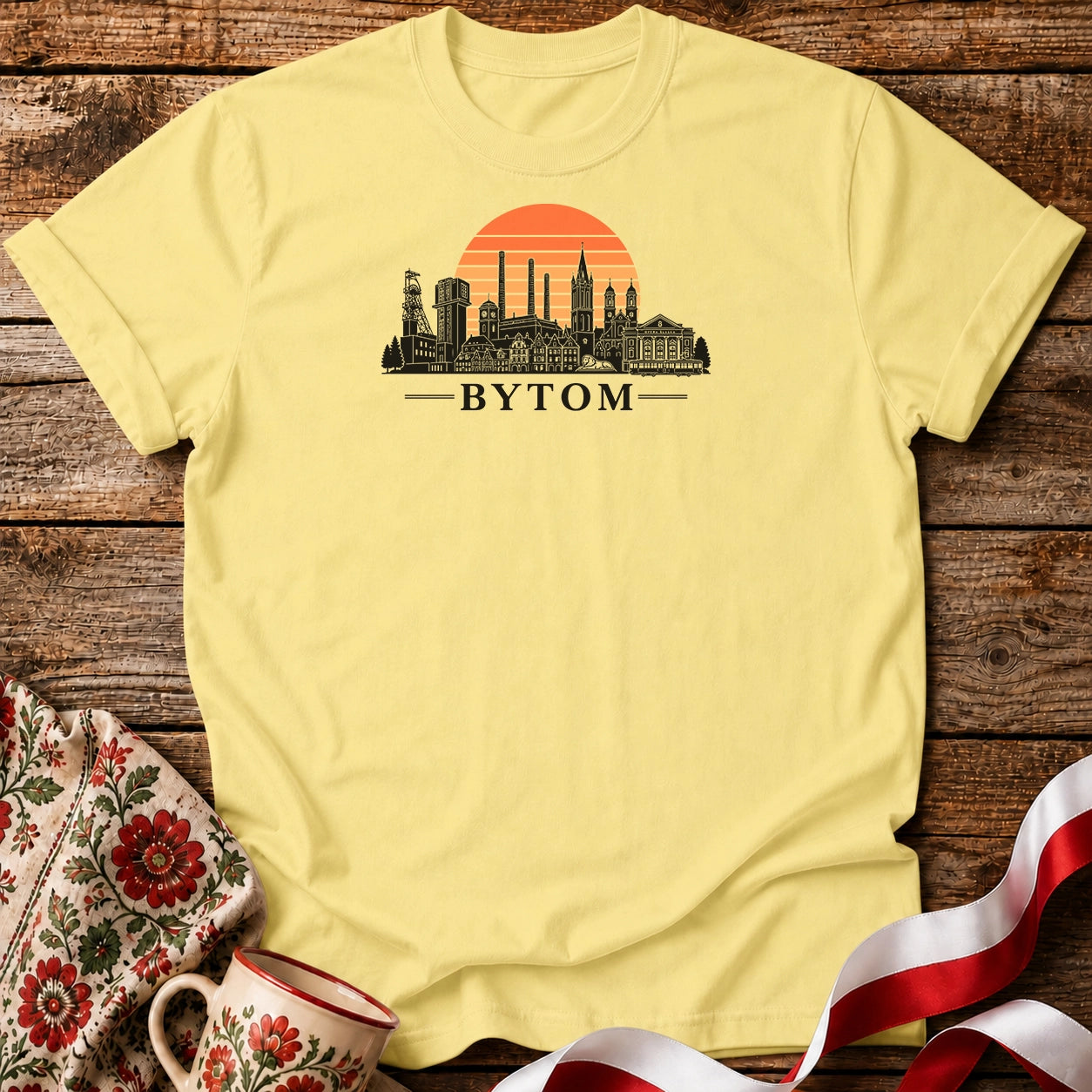 Bytom Sunset Skyline Unisex T-Shirt