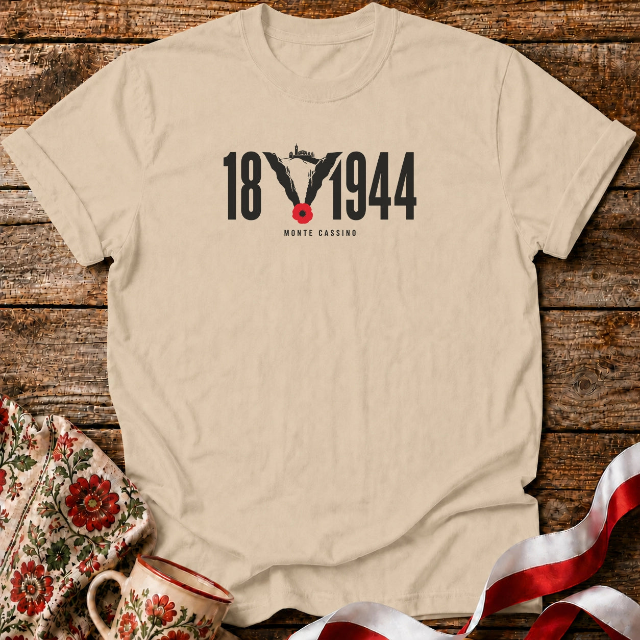 18 V 1944 Monte Cassino Unisex T-Shirt