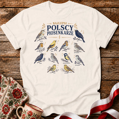 Polscy Piosenkarze Bird Choir Unisex T-Shirt