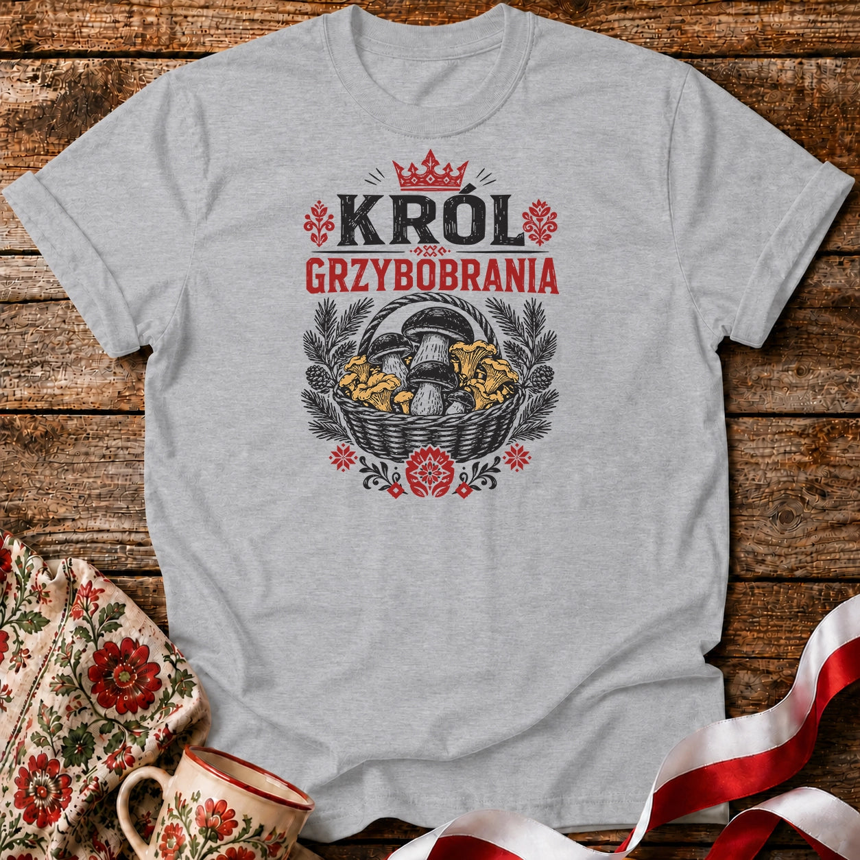 Król Grzybobrania Unisex T-Shirt