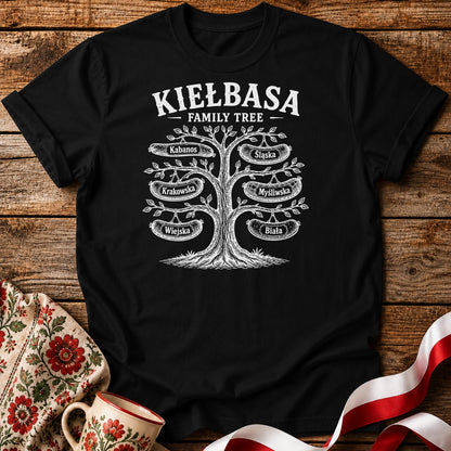 Kiełbasa Family Tree Unisex T-Shirt