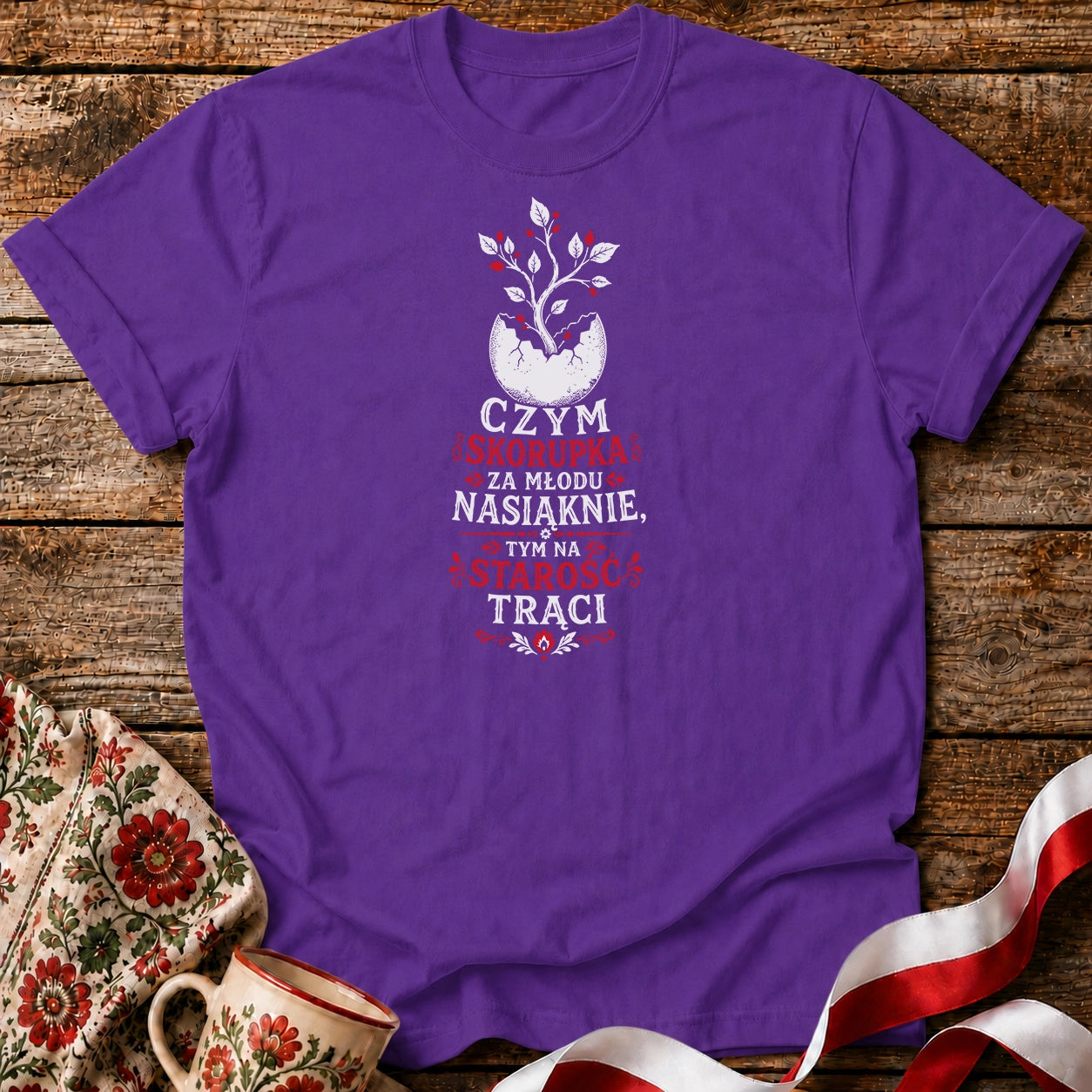 Czym Skorupka Nasiąknie Unisex T-Shirt