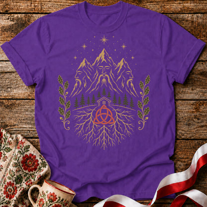Triglav Triquetra Slavic Mythology Unisex T-Shirt