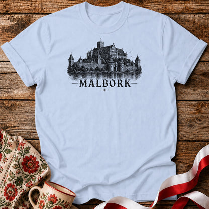 Malbork Sketch Castle Polish City Unisex T-Shirt