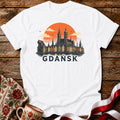Gdańsk Sunset Skyline Polish City Unisex T-Shirt