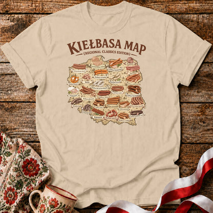 Kiełbasa Map Unisex T-Shirt