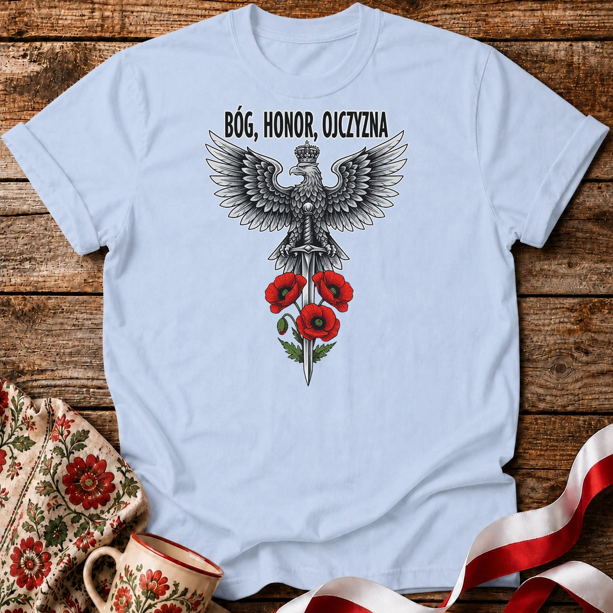 Polish Eagle Bóg Honor Ojczyzna Unisex T-Shirt