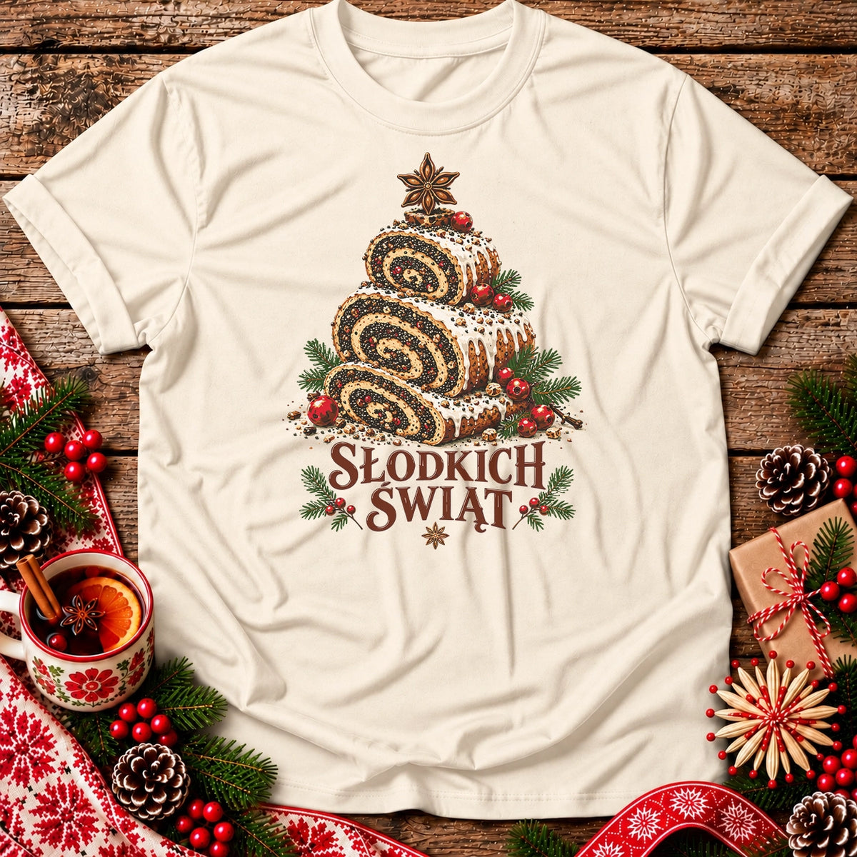 Słodkich Świąt Polish Makowiec Unisex T-Shirt