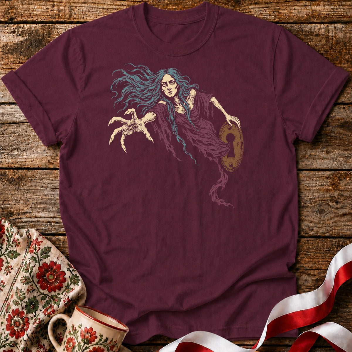 Zmora Through the Keyhole Unisex T-Shirt