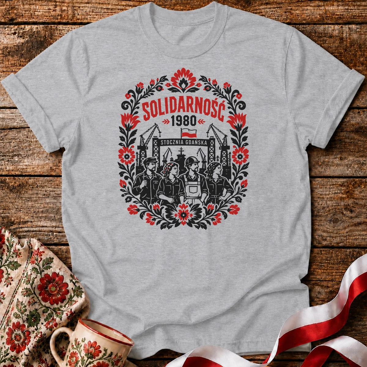 Solidarność Folk 1980 Unisex T-Shirt